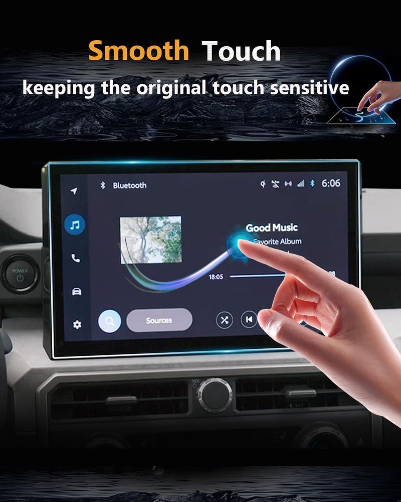 VIAROOM 14" Screen Protector For Toyota Tacoma 2024 2025,Tempered Glass GPS Navigation HD Screen Protective Film For Tacoma Accessories - Image 3